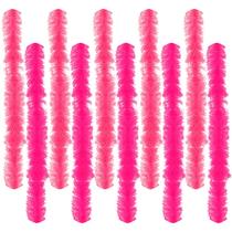Feather Boas Gvhntk 10 peças de 1,5 m de rosa/rosa fofo artificial