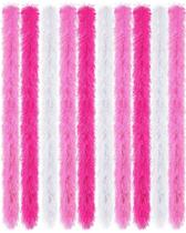 Feather Boas Taiyin Artificial Fluffy 150 cm, 16 unidades (rosa, rosa vermelha, branca) Feather Boas Taiyin Artificial Fluffy 150 cm, 16 unidades (rosa, rosa vermelha, branca)