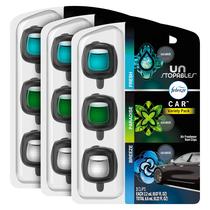 Febreze Aromatizador para Carro Clip de Ventilação Unstopables Kit com 3 Febreze Aromatizador para Carro Clip de Ventilação Unstopables Kit com 3