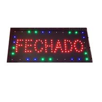 FECHADO 110V painel de led letreiro placa luminoso LED PISCAR