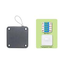 Fechador De Porta Automático Preto Com Sensor, Dispositivo Telescópico Para Porta Deslizante Sem