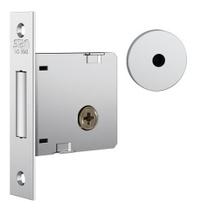 Fechadura 1004 Ros. Redonda Tetra Externa Inox Porta Madeira Fechadura 1004 Ros. Redonda Tetra Externa Inox Porta Madeira