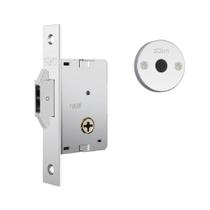 Fechadura 1008 Par Trava Auxiliar Tetra Chave Porta Correr/Bater Roseta Redonda Cromada 30mm Stam Fechadura 1008 Par Trava Auxiliar Tetra Chave Porta Correr/Bater Roseta Redonda Cromada 30mm Stam