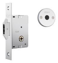 Fechadura 1008 Simples Porta De Correr Inox Stam Fechadura 1008 Simples Porta De Correr Inox Stam