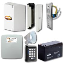 Fechadura 100Kg De Porta Abre Por Controlador 13Mhz Atua Sem Energia