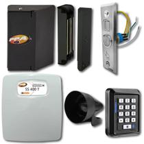 Fechadura 100Kg De Porta Abre Por Controlador 13Mhz E Fonte Carregador