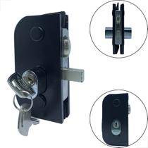 Fechadura 1520 Central Trinco Rolete Para Porta Abrir Preto Fechadura 1520 Central Trinco Rolete Para Porta Abrir Preto
