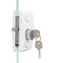 Fechadura 1520 Porta De Abrir Vidro Temperado Blindex Branco