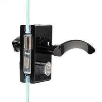 Fechadura 1520 Porta Vidro/alvenaria Com Maçaneta - Preta