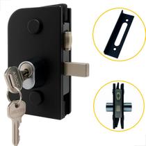 Fechadura 1520 Va P/ Porta Trinco Rolete Preto