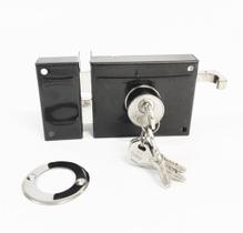 Fechadura 1701/100 Preto Sobrepor Tetra Stam 4 Chaves JS