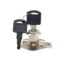 Fechadura 17X22mm Sem Batente Renna Portas Armários 01 Peça