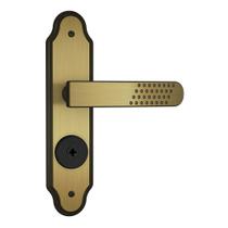 Fechadura 1803/21 Espelho Oxidado Externa Tetra Madeira Sala