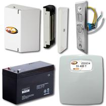 Fechadura 200Kg Para Porta Abre Por Botoeira Inox Funciona Sem Energia