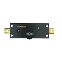 Fechadura 3f 1112 tetra 4 chaves trava central porta enrolar preto