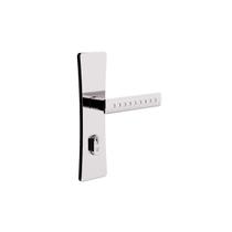 Fechadura 3f - roseta quadrada 740e77755cr cil 55 externa cromada