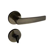 Fechadura 401 com Roseta Bronze Oxidado Banheiro Fechadura 401 com Roseta Bronze Oxidado Banheiro
