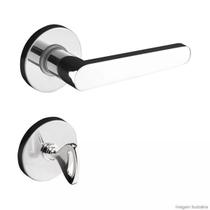 Fechadura 402 com Roseta Cromado Banheiro