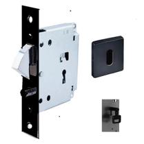 Fechadura 4020 45mm Preta LA FONTE bico de Papagaio