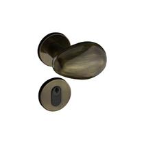 Fechadura 404 com Roseta Bronze Oxidado Externa