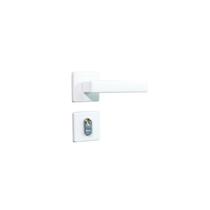 Fechadura 408 com Roseta Branco Externa Fechadura 408 com Roseta Branco Externa