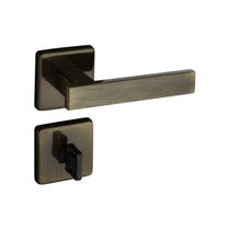 Fechadura 408 com Roseta Bronze Oxidado Banheiro Pado Fechadura 408 com Roseta Bronze Oxidado Banheiro Pado