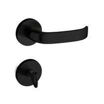 Fechadura 413 com Roseta Preto Banheiro Pado Fechadura 413 com Roseta Preto Banheiro Pado