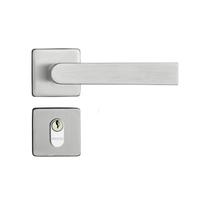Fechadura 414 Com Roseta Cromo Acetinado Externa