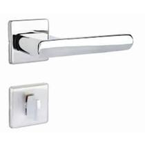 FECHADURA 454I BANHEIRO INOX POLIDO St2 55mm ROSETA LAFONTE