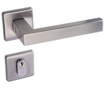Fechadura 455 Externa St2 Escovada 55mm La Fonte Cilindro Zamack