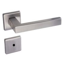 Fechadura 455 St2 55mm Escovada Roseta Quadrada Lafonte