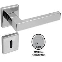 Fechadura 455 St2 55mm Polido Roseta Quadrada Lafonte
