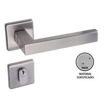 Fechadura 455I Externa 55mm Inox Escovada Lafonte Cilindro Zamack Fechadura 455I Externa 55mm Inox Escovada Lafonte Cilindro Zamack