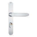 fechadura 603 11 buzios 74 mm meia maçaneta Espelhado inox