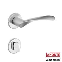 Fechadura 610 St2 55mm Banheiro Cromo Escovada Lafonte