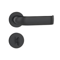 Fechadura 823-39 Banheiro Roseta Redonda Stam Preto