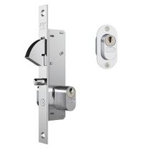 Fechadura 901 buzios 74 mm branco para portão buzios de correr