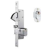 Fechadura 901 para Porta de Correr com Acabamento Cromado e Espelho de Aço Inox - 35067 - STAM Fechadura 901 para Porta de Correr com Acabamento Cromado e Espelho de Aço Inox - 35067 - STAM