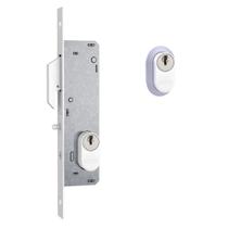 Fechadura 902 Bico de Papagaio Para Porta de Correr Espelho Branco 18mm Stam Fechadura 902 Bico de Papagaio Para Porta de Correr Espelho Branco 18mm Stam