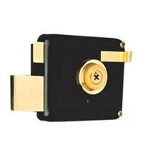 Fechadura 926 Para Portão Preto e Dourado - Silvana