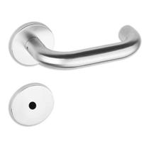 Fechadura Acessibilidade Banheiro TH-M101 R528 Aço Inox Escovado 55mm Haga Fechadura Acessibilidade Banheiro TH-M101 R528 Aço Inox Escovado 55mm Haga