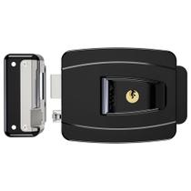 Fechadura AGL AL100R, 12V/110V, Cilindro Padrão 42MM, Chave Simples, Preto - 1002021