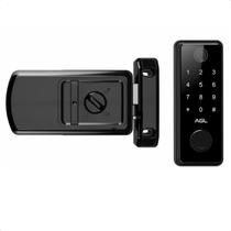 Fechadura Agl Bt100 Bio Preta Fechadura Agl Bt100 Bio Preta