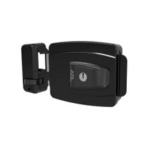 Fechadura AGL Mini. 12v, Cilindro Ajustável, Chave Convencional, Ext, Preto