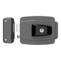 Fechadura aglinha 12v cinza cilindro alongado 60mm agl
