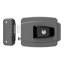 Fechadura al100r 12v cilindro 60mm cinza agl