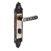 Fechadura Aliança Colonial Externa 4600/100 ZLO - Latão Oxidado Fechadura Aliança Colonial Externa 4600/100 ZLO - Latão Oxidado