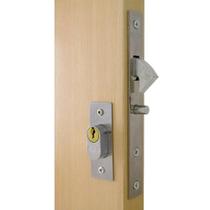 Fechadura Aliança F1300 Cromada Bico de Papagaio para Porta de Correr