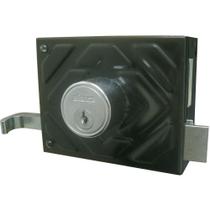 Fechadura Aliança F1500 Preto Fosco Sobrepor para Portão 100mm