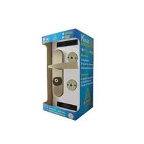 Fechadura Aliança Trio Tetra 4140 Z T Bronze Latonado 40mm